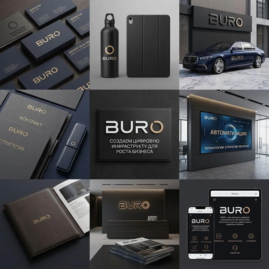 Фирменный стиль BURO