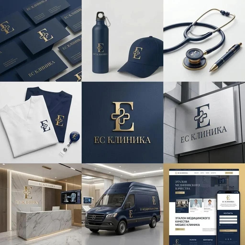 Фирменный стиль ЕС Клиника